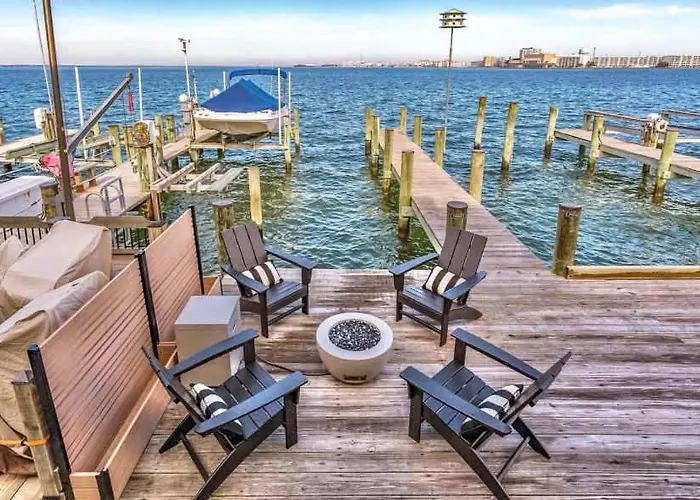 Bayfront Paradise Pool Boat Slip Townhome Ocean Stadt